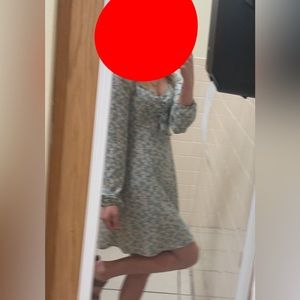 flower dress low chested